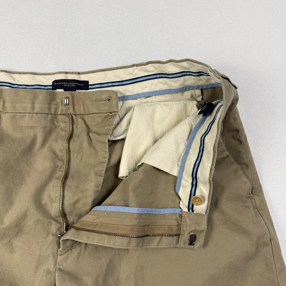 Vintage Banana Republic Mens Pants‎ Beige 38x32 (37x31 fit) Dawson Chino Relaxed